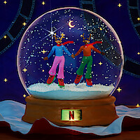 Holiday-themed claymation art