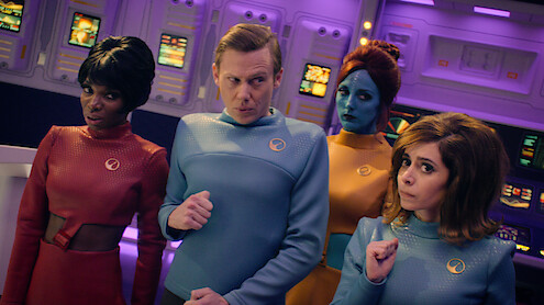 The USS Callister crew in Season 4 of 'Black Mirror'