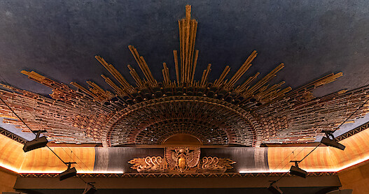 The interior of The Egyptian Theatre.