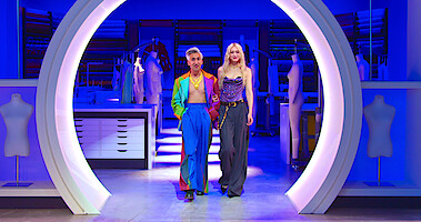 Tan France and Gigi Hadid in Next in Fashion.