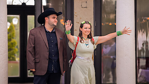 Tyler and Madison in 'Love on the Spectrum' Season 4