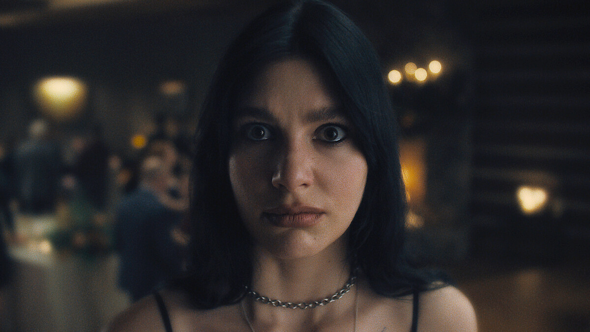 Something Very Bad Is Going To Happen. Camila Morrone as Rachel Harkin in episode 105 of Something Very Bad Is Going To Happen. Cr. Courtesy of Netflix © 2026