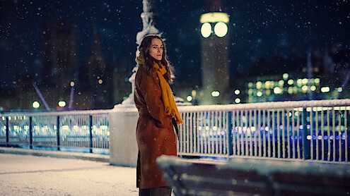 Kiera Knightley as Helen Webb in 'Black Doves.'