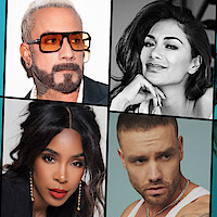 AJ McLean, Nicole Scherzinger, Kelly Rowland, and Liam Payne