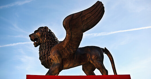 A statue from Venice film festival