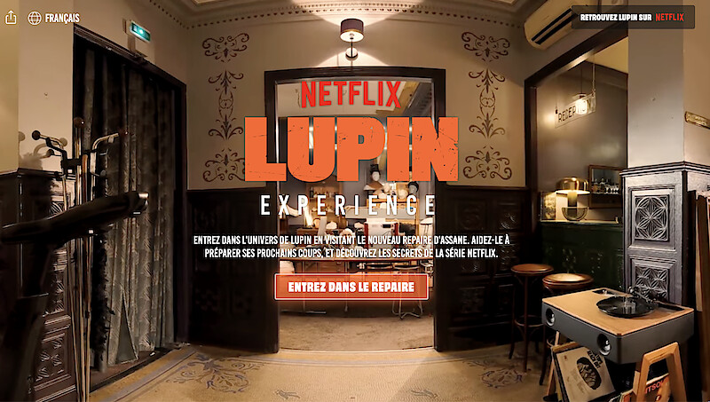 Explore Assane and Benjamin's Season 3 lair in this interactive adventure.
