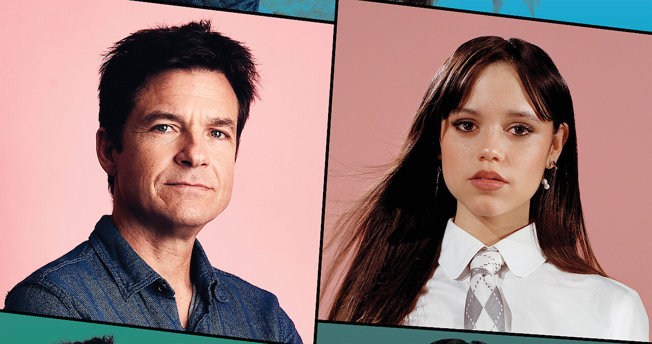 Jason Bateman and Jenna Ortega