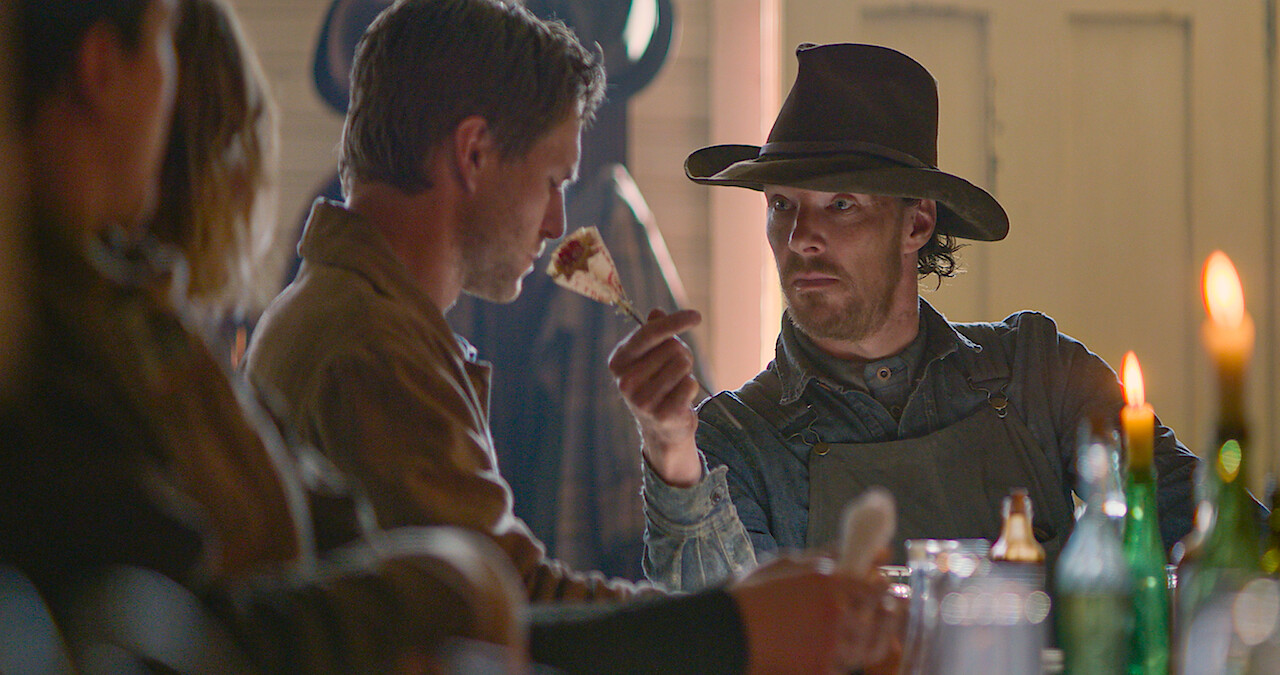 Card image: Phil Mocks Peter at Dinner | The Power of the Dog