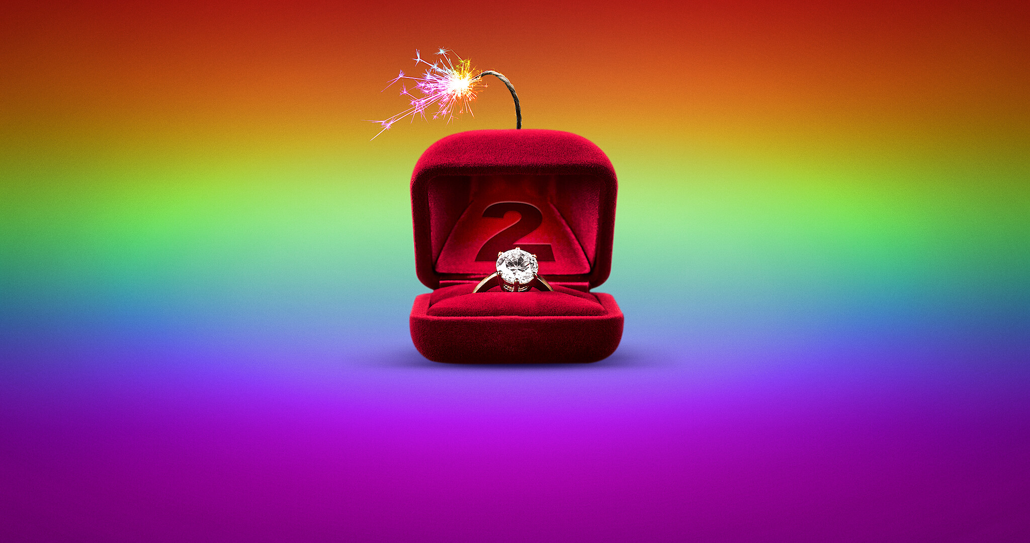 The Ultimatum: Queer Love - An engagement ring with an ominous fuse that's lit