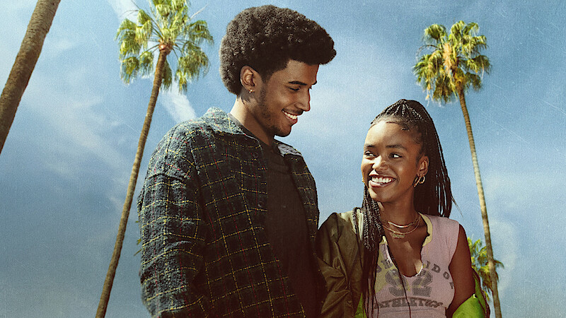 Michael Cooper Jr. as Justin Edwards and Lovie Simone as Keisha Clark in 'Forever'