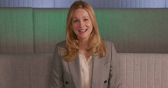 A close up of Laura Linney 
