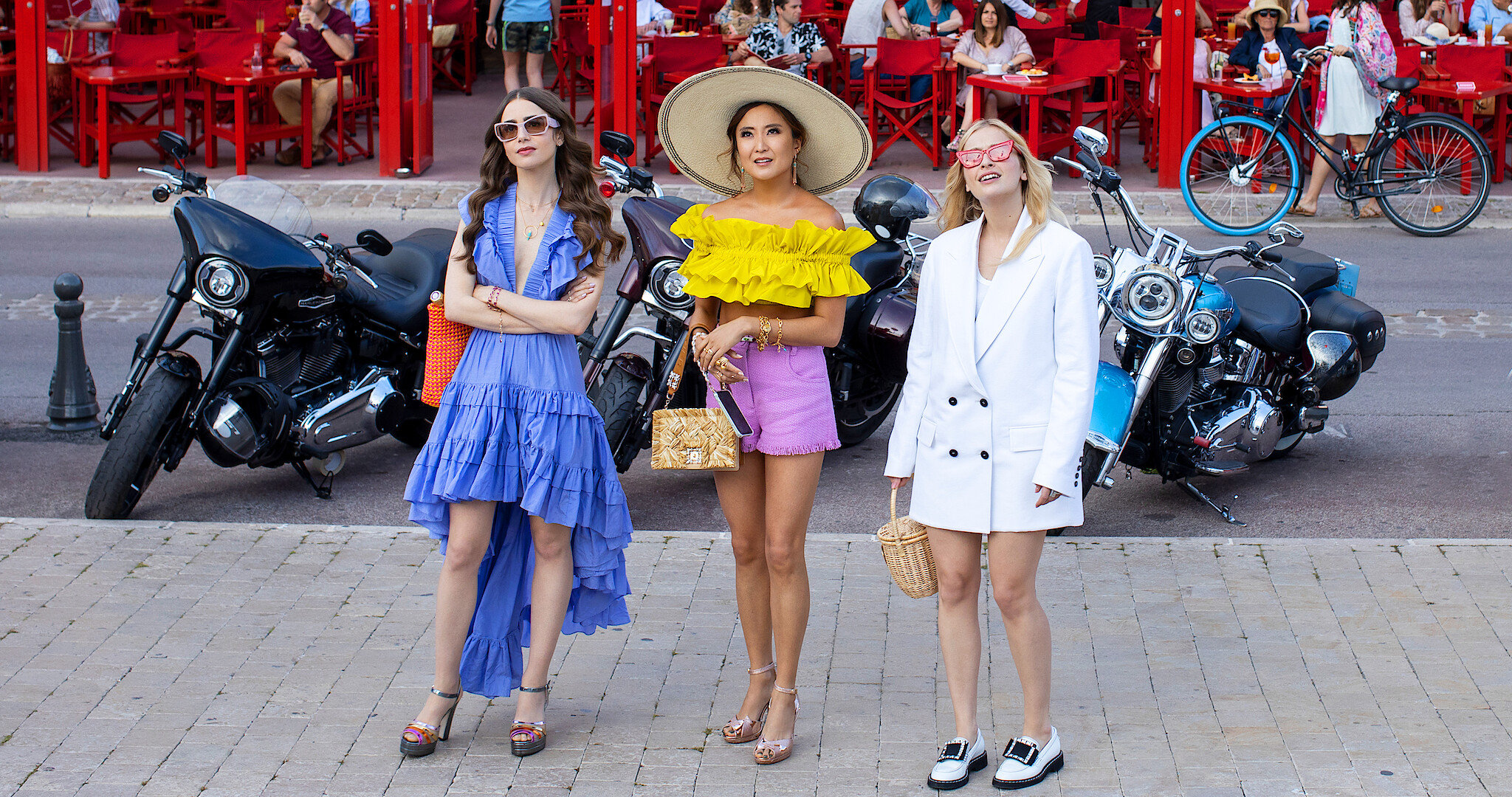 Parisian Bubble Girls - Clear Glass