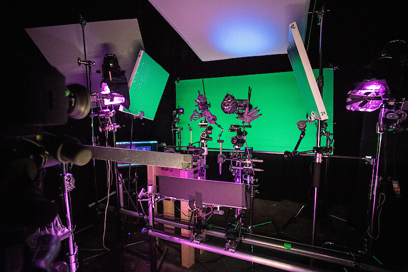 Peek behind the scenes at the filming of ‘Wendell & Wild.’