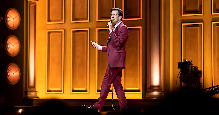 John Mulaney on stage. 