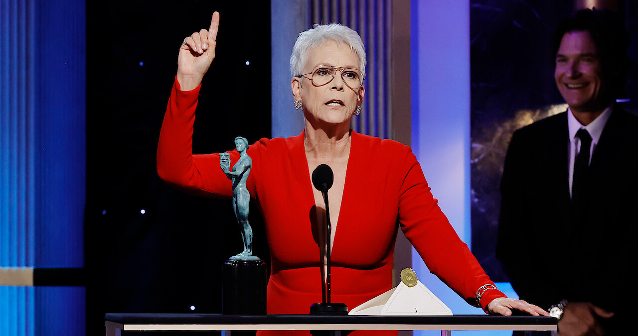 Jamie Lee Curtis at the 2023 SAG Awards