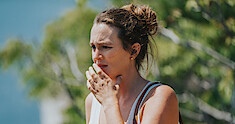 Leighton Meester plays Beth, a woman in search of her missing friend, in the thriller 'The Weekend Away'