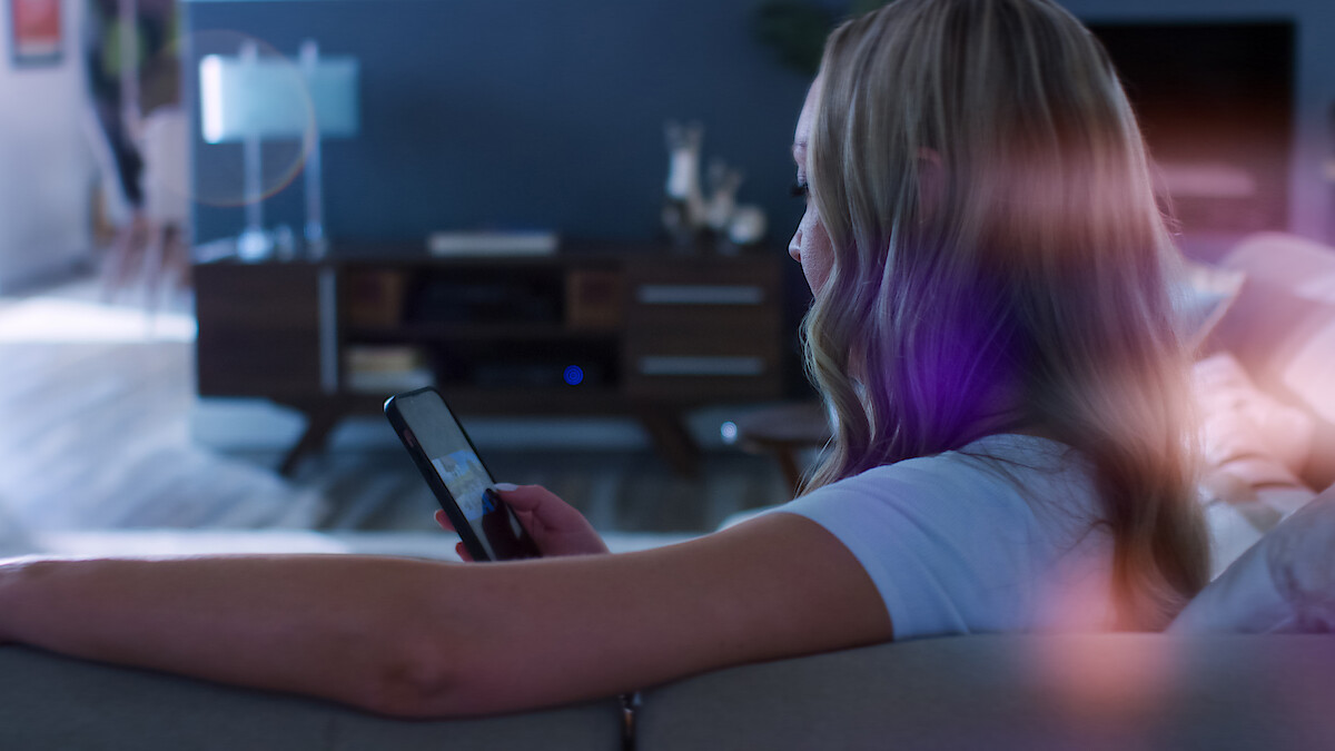 LOVE CON REVENGE. Lauren Plaxco in episode 106 of LOVE CON REVENGE. Credit: Courtesy of Netflix/© 2025 Netflix, Inc.