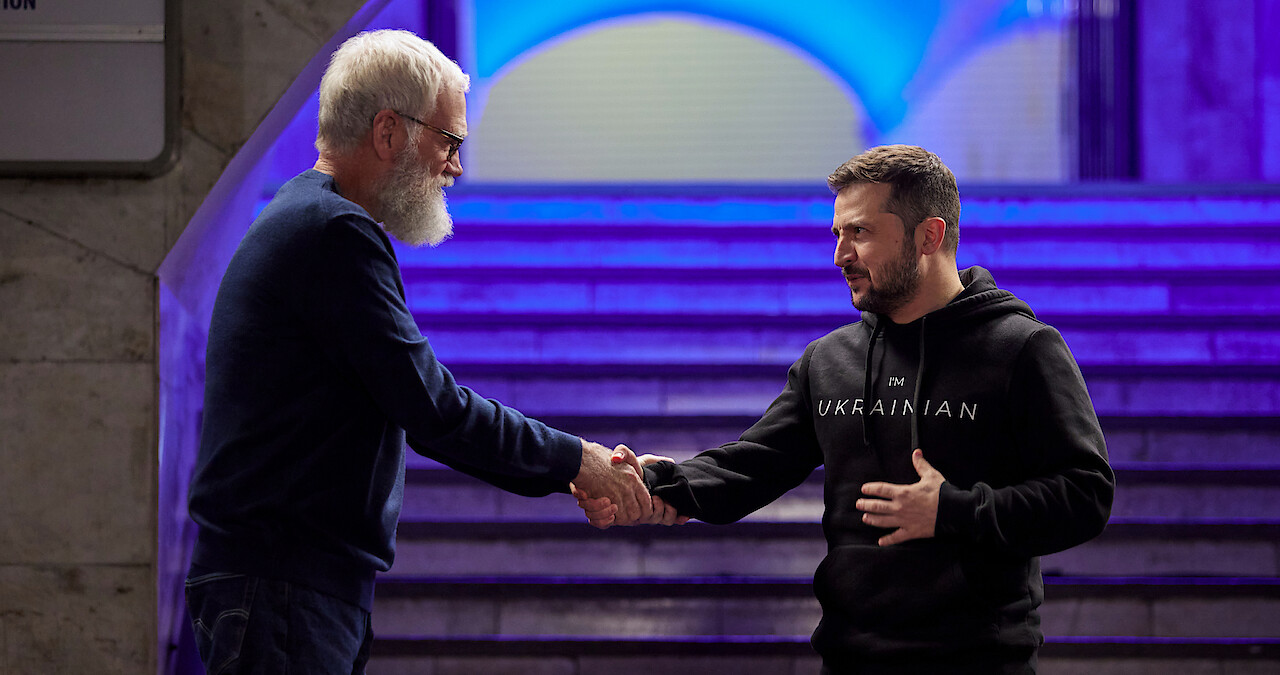 David Letterman Interviewed Volodymyr Zelenskyy in Kyiv