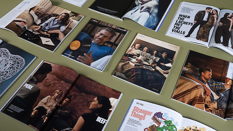 magazine spreads from Tudum Magazine issue 23