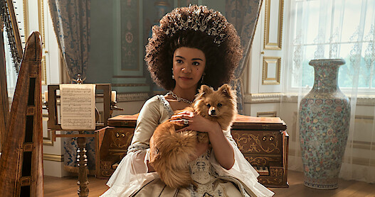 India Amarteifio as Queen Charlotte