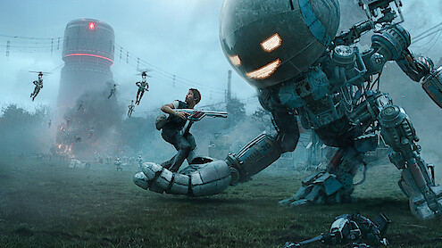 Chris Pratt as Keats in 'The Electric State'