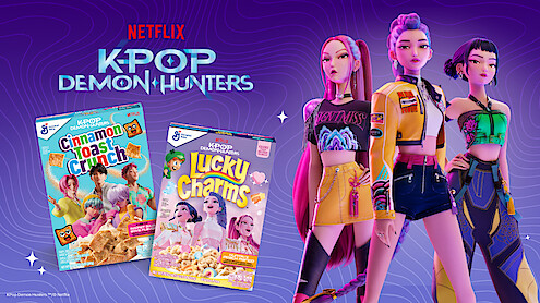 KPop Demon Hunters Releases HUNTR/X Peach Mango Lucky Charms and