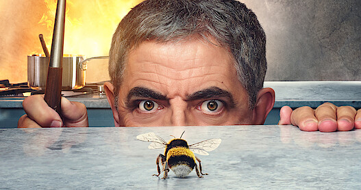 Rowan Atkinson Goes to Battle in ‘Man Vs Bee’