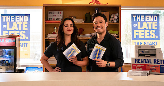 Melissa Fumero and Randall Park Clock in for ‘Blockbuster’