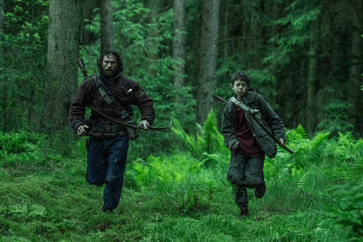 Aaron Taylor-Johnson and Alfie Williams in ‘28 Years Later’