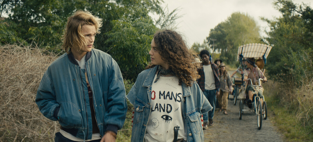 George Ferrier as Jordan and Stefania LaVie Owen in Season 2 of ‘Sweet Tooth’