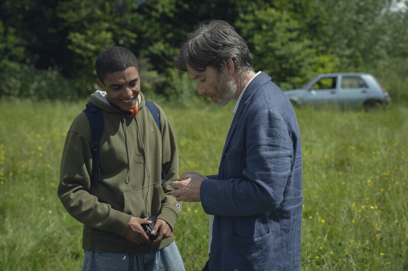 Jay Lycurgo as Shy, Cillian Murphy as Steve in 'Steve.'