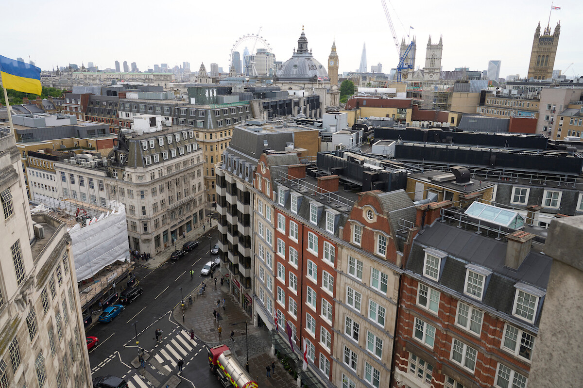 A view of the London skyline.