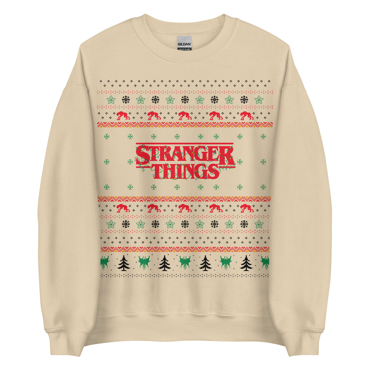 Stranger Things Crewneck Sweatshirt Holiday