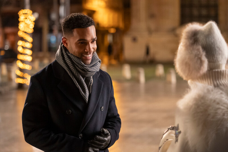Lucien Laviscount as Alfie in Season 4 of 'Emily in Paris'
