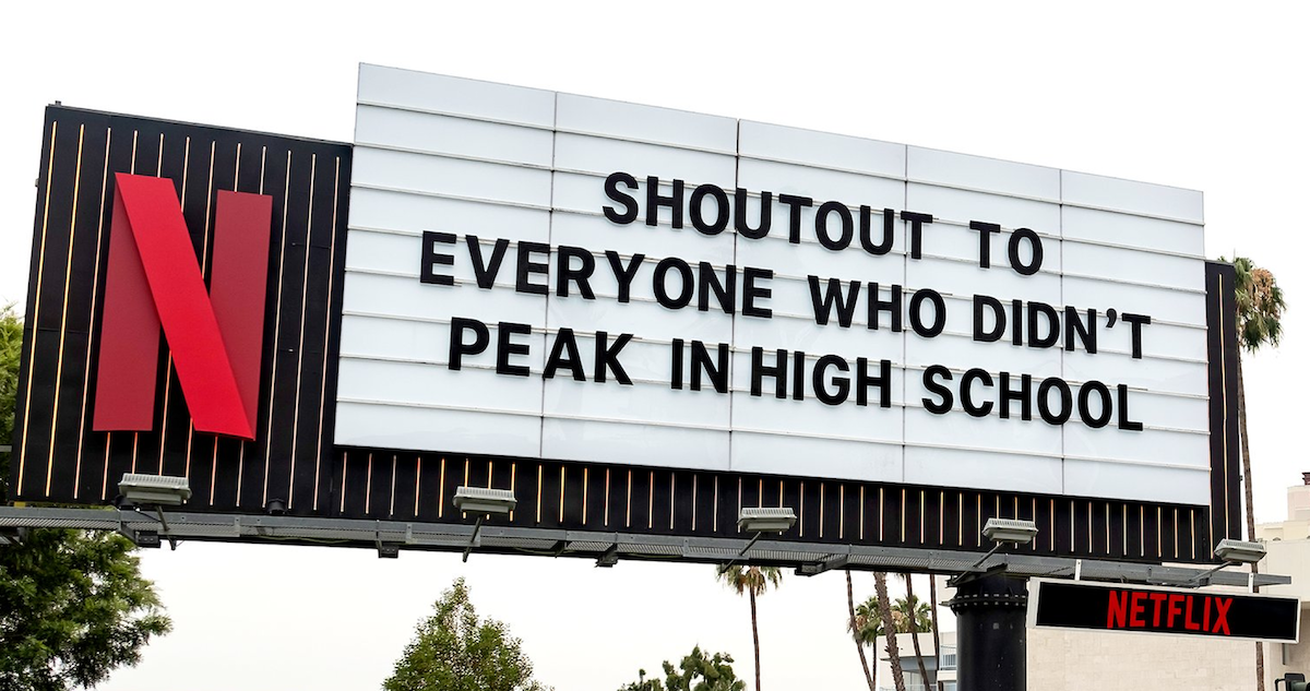 ‘Senior Year’ Sunset marquee