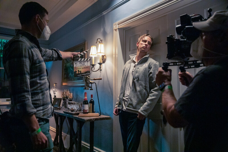 Drew Starkey as Rafe in Outer Banks Season 2 Behind-the-Scenes Photo Gallery