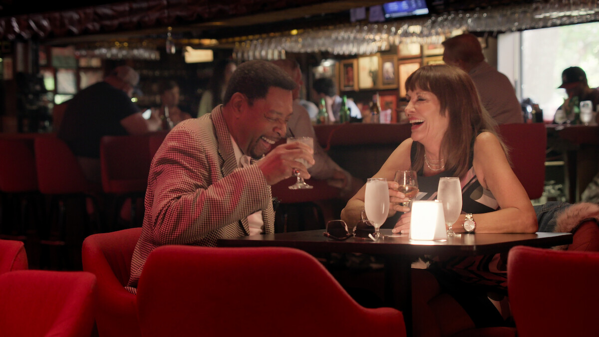 Dwight and Pam on a date.
