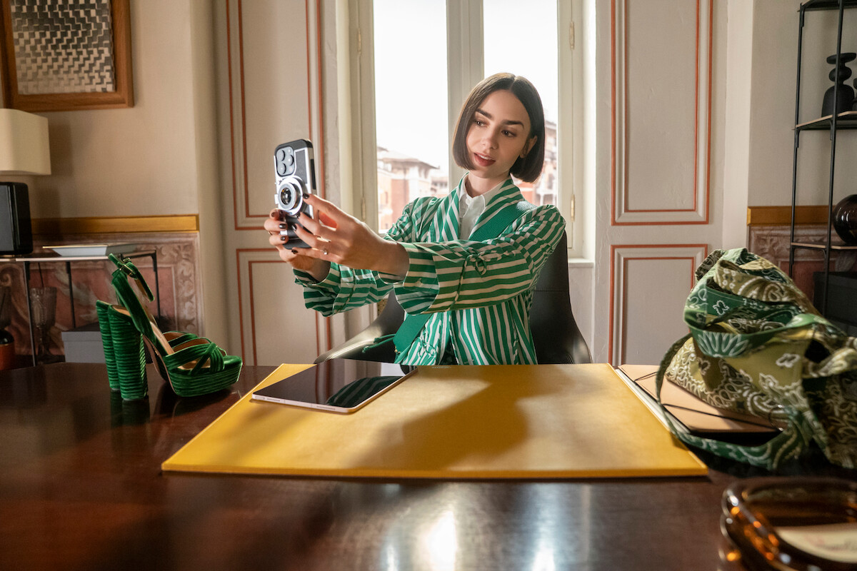Lily Collins as Emily in ‘Emily in Paris’ Season 5.