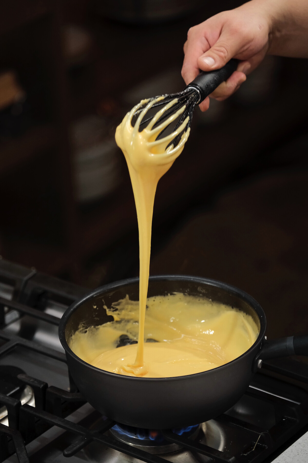 David Chang’s cheese sauce.