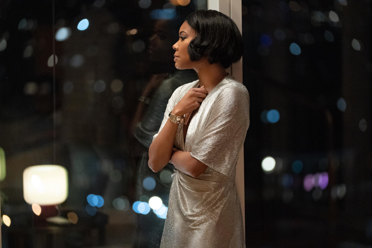 Gabrielle Union stares out a window as Jenna Jones in a still from ‘The Perfect Find.’