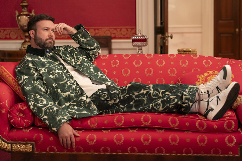 Taran Killam as St. Pierre in episode 105 of 'The Residence'.