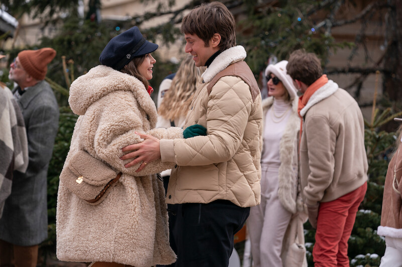 Lily Collins as Emily, Lucas Bravo as Gabriel embrace in Season 4 of 'Emily in Paris'