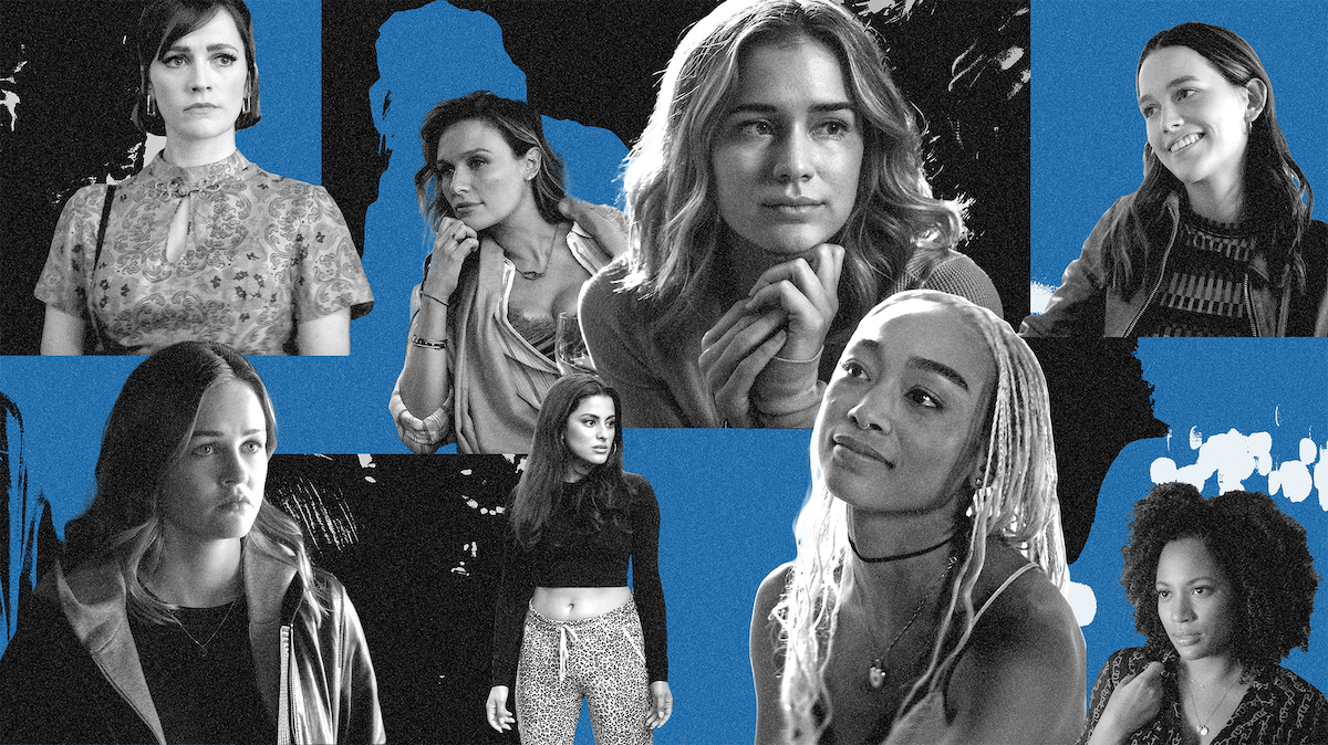 Collage of Joe’s love interests.