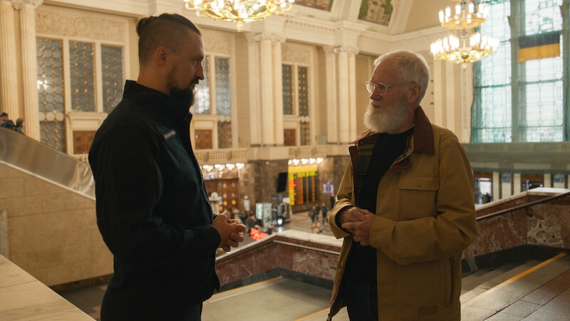 David Letterman interviews Volodymyr Zelenskyy