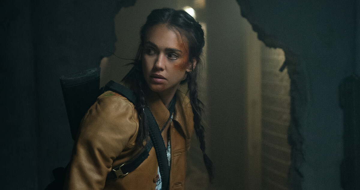 Jessica Alba as Parker in ‘Trigger Warning’