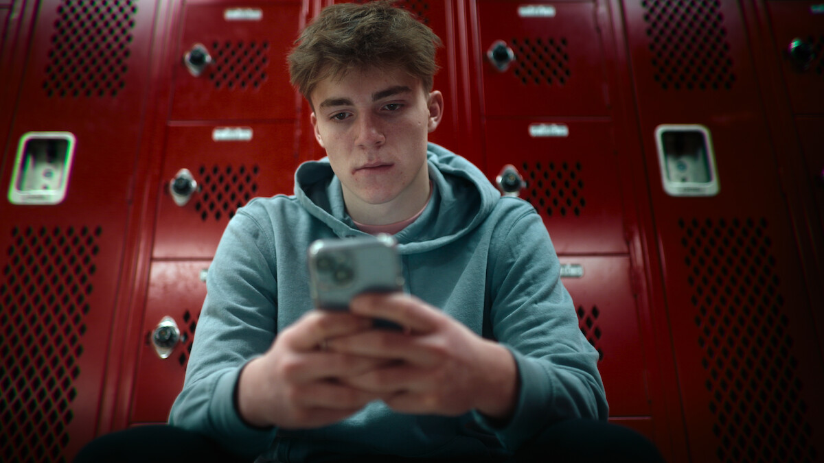 Unknown Number: The High School Catfish. Owen in Unknown Number: The High School Catfish. Cr. Courtesy of Netflix © 2025