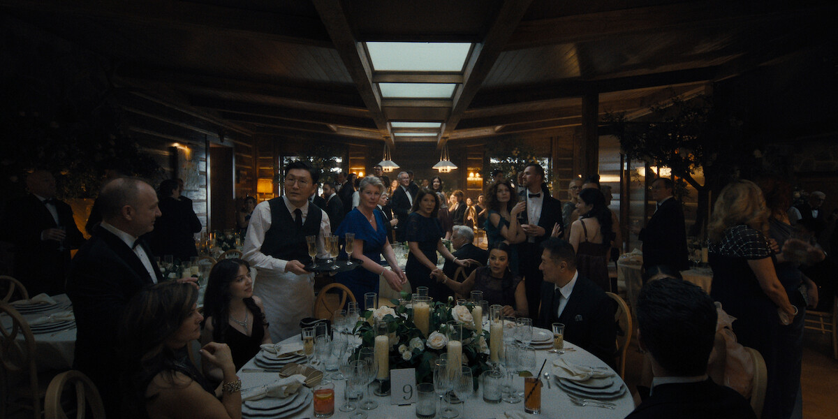 A wedding reception in ‘Something Very Bad Is Going To Happen’