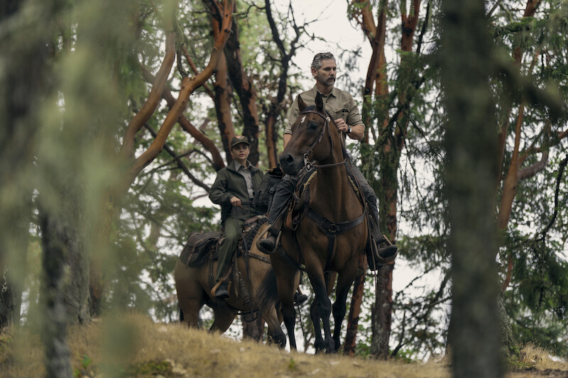 Lily Santiago as Naya Vasquez, Eric Bana as Kyle Turner in 'Untamed.'