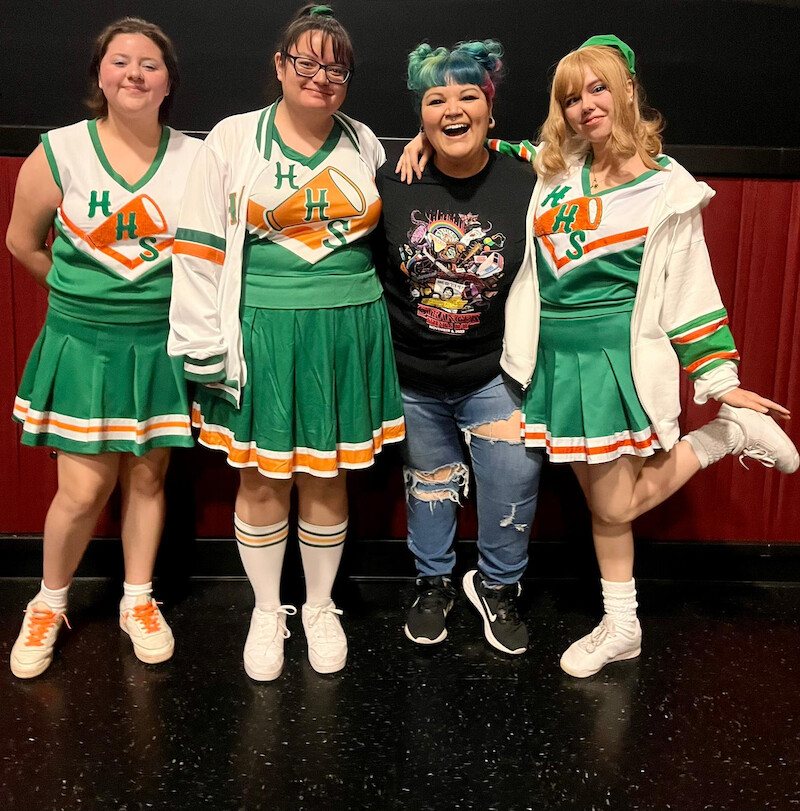 Meet the Hawkins High School cheerleading squad, here to bring the pep to the Stranger Things Day screening in Phoenix.