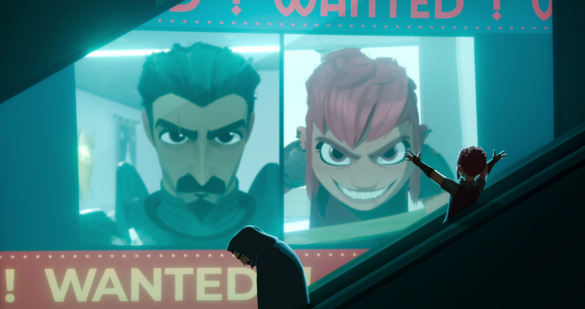 Ballister Blackhear and Nimona